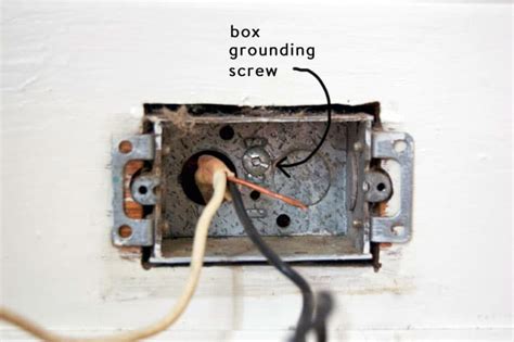 grounding receptacle to metal box|grounding receptacles in old homes.